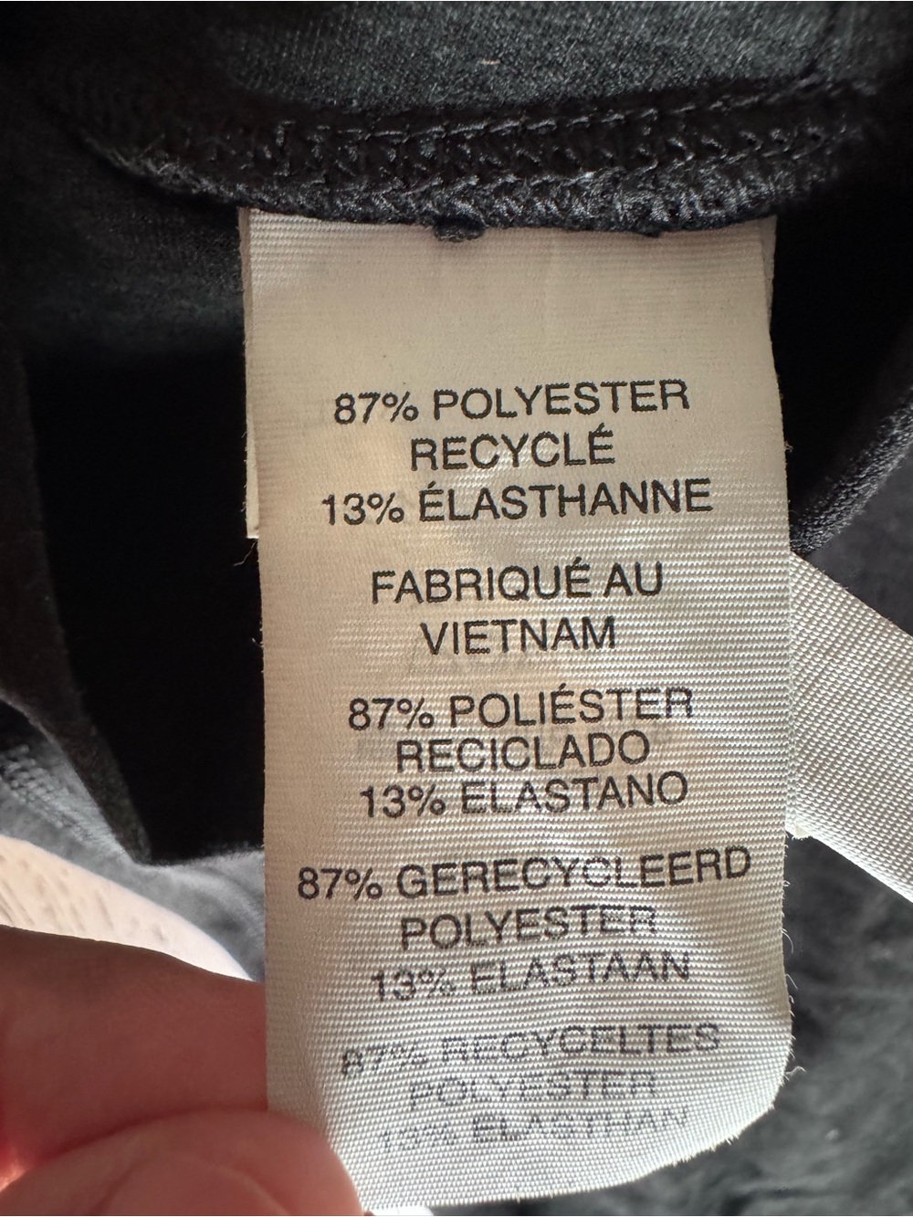 Vuori Clean Elevation Leggings Black Heather Sz Small - Picture 7 of 10